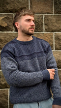 Load image into Gallery viewer, Patterned jumper blue