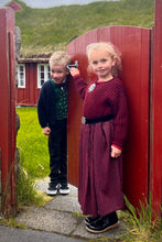 Load image into Gallery viewer, Rib knit jumper Dark red