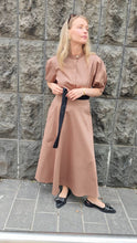 Load image into Gallery viewer, Brown cotton skirt
