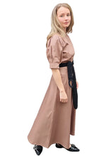 Load image into Gallery viewer, Brown cotton skirt