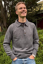 Load image into Gallery viewer, Polo sweater grey