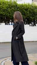 Load image into Gallery viewer, Denim trench coat
