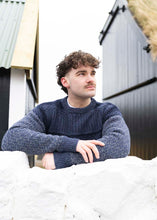 Load image into Gallery viewer, Patterned jumper blue