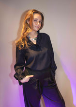 Load image into Gallery viewer, Navy wool shirt