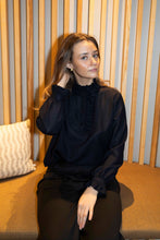 Load image into Gallery viewer, Navy wool shirt