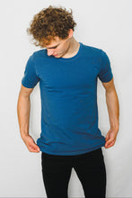 Load image into Gallery viewer, Organic cotton t-shirt blue