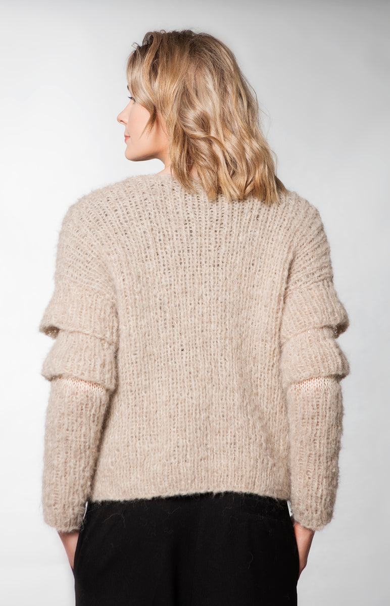 トップス RITSUKO KARITA sherbet sleeve cardigan トップス RITSUKO KARITA sherbet sleeve cardigan トップス