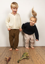 Load image into Gallery viewer, Rib knit jumper Navy blue