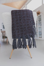Load image into Gallery viewer, Rokkarnir blanket in brown &amp; gray
