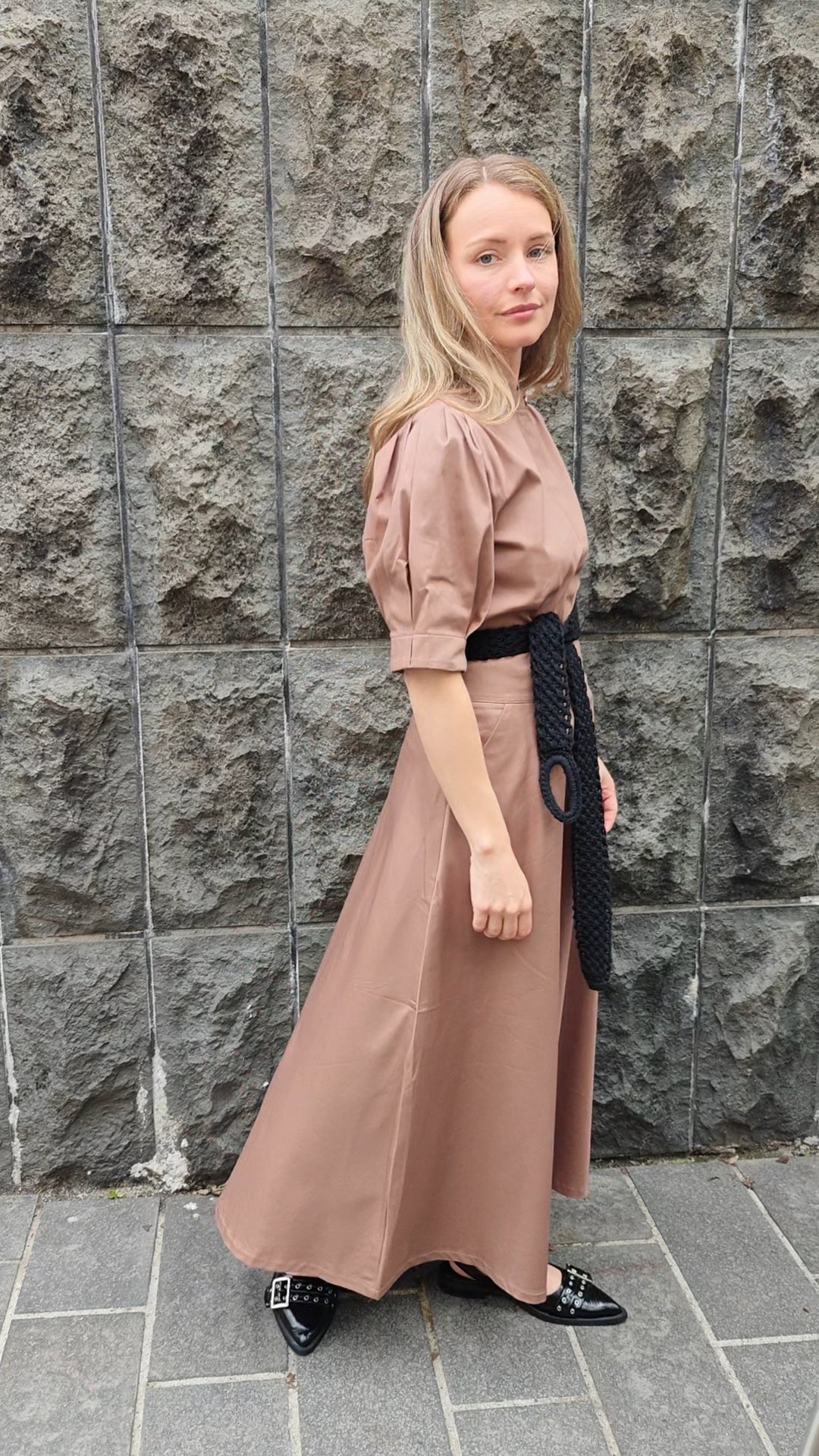 Brown cotton skirt