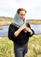 Load image into Gallery viewer, FRIDA blue scarf
