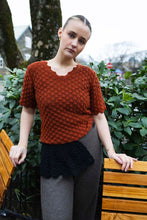 Load image into Gallery viewer, Knitted v-neck t-shirt
